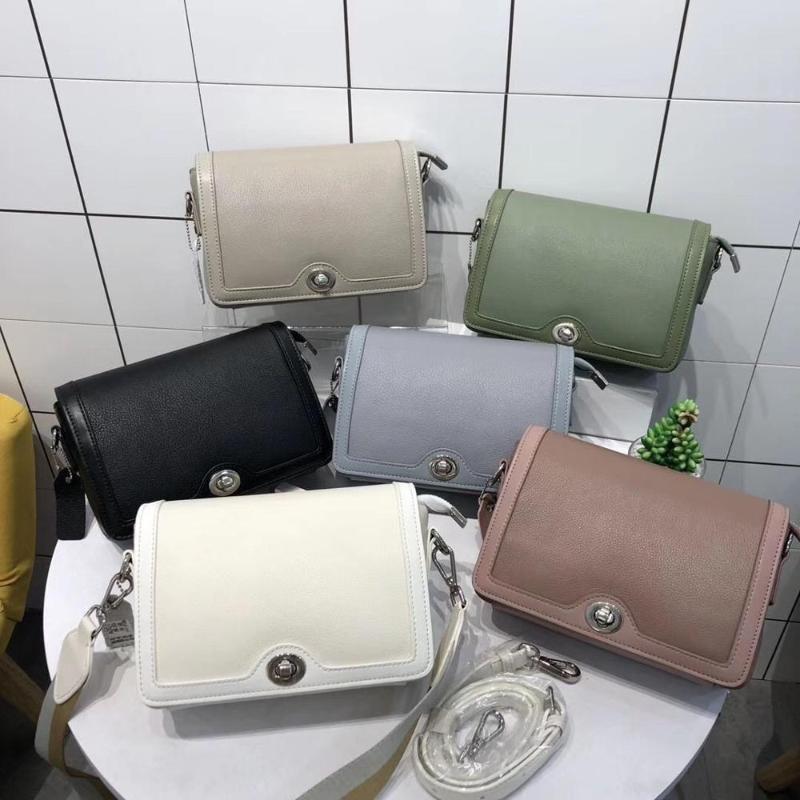 

free shipping 2020 the new style fashion classic genuine cow leather women one shoulder bag crossbody bag21 cm 6color, Black