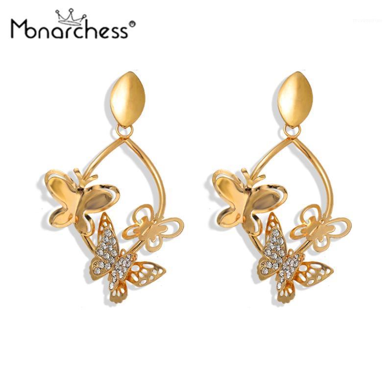 

Monarchess Metal Hollow Butterfly Heart Shaped Wind Lady Pendant Earrings Hip Hop Rock Butterfly Wedding Earring Jewelry1