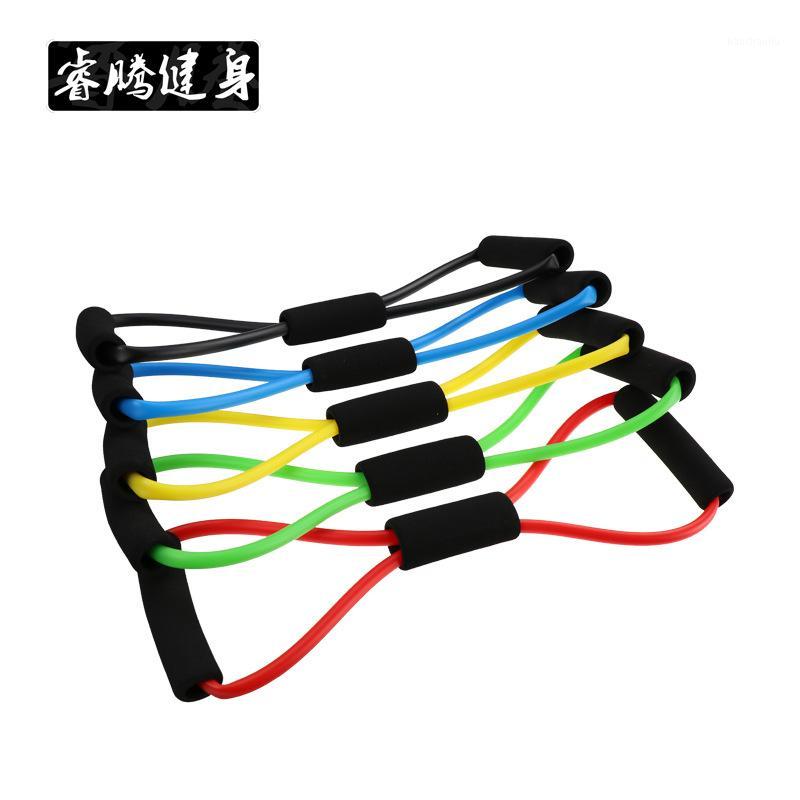 

8 Shaped Resistance Bands elastic rubber loops Yoga pilates sport fitness1