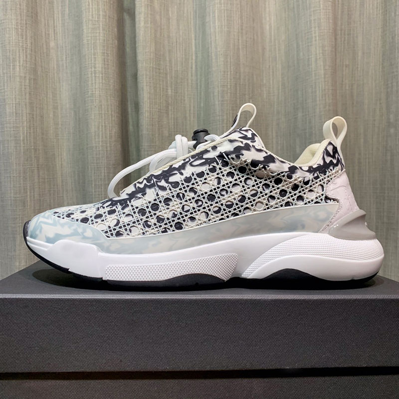 

2021 New B24 Men Casual Shoes B22 B23 Cannage Motif Canvas Stylist Shoes Fashion All-match Mesh Shoes Vintage Classic Sneakers, 11