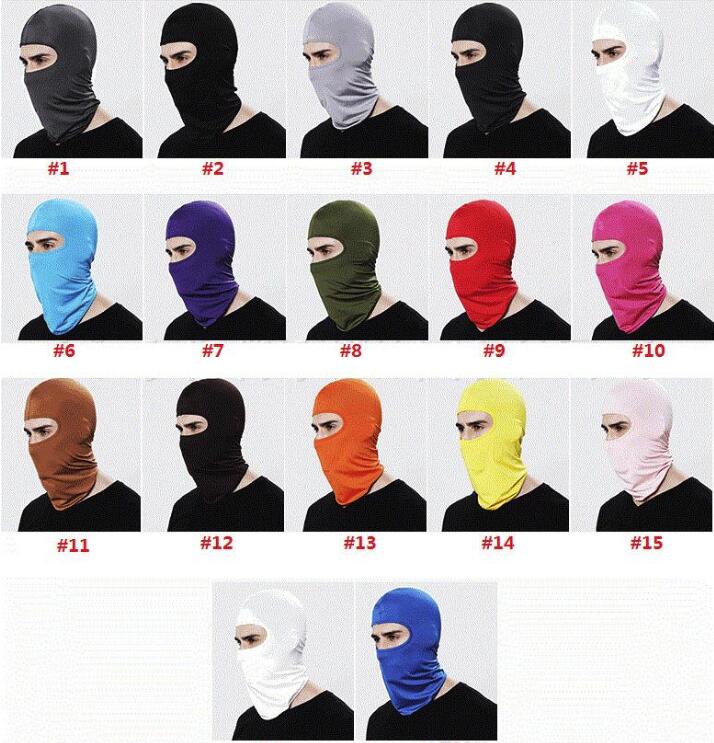 

CAR-partment Outdoor Balaclavas Sports Neck Face Mask Ski Snowboard Wind Cap Police Cycling Balaclavas Motorcycle Face Masks 17 colors MK544, Multi