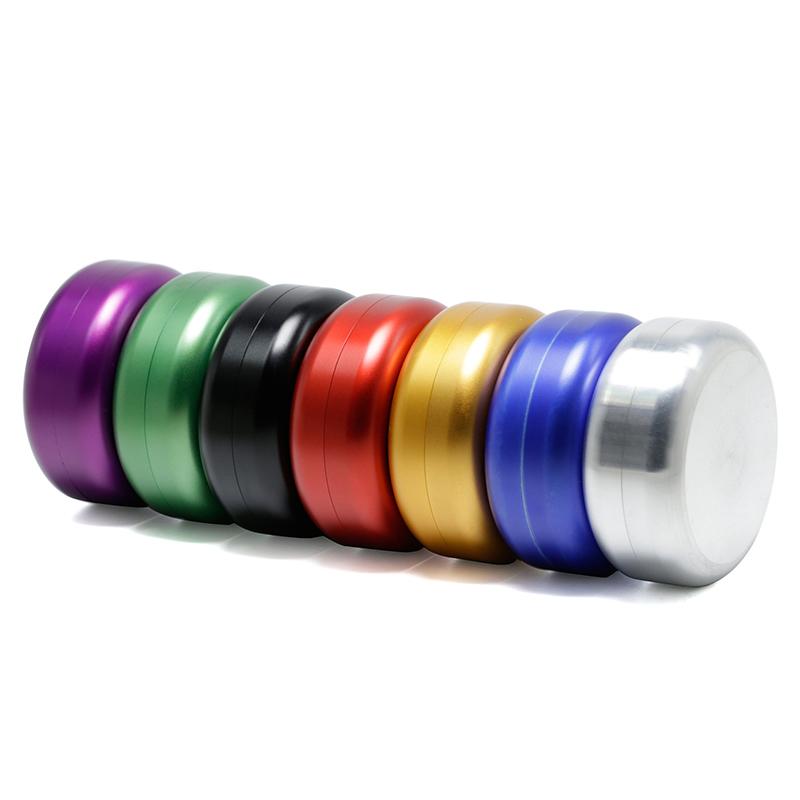 

Protable Smoking 55MM sealed tobacco storage box aluminum alloy metal pill wax container