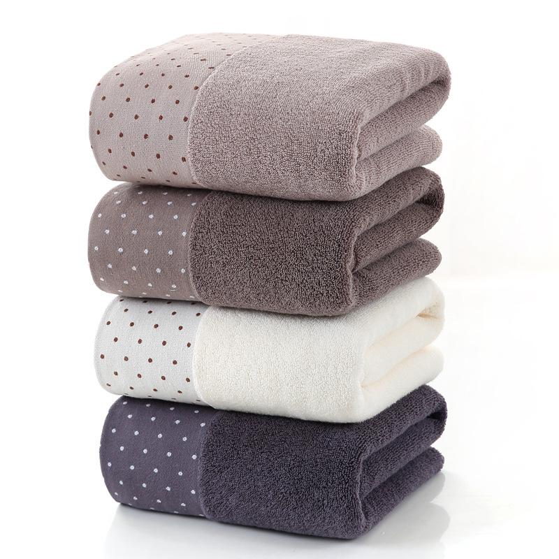 

Original cotton face towel, pure cotton thick absorbent bath towel, does not shed hair, Deep khaki