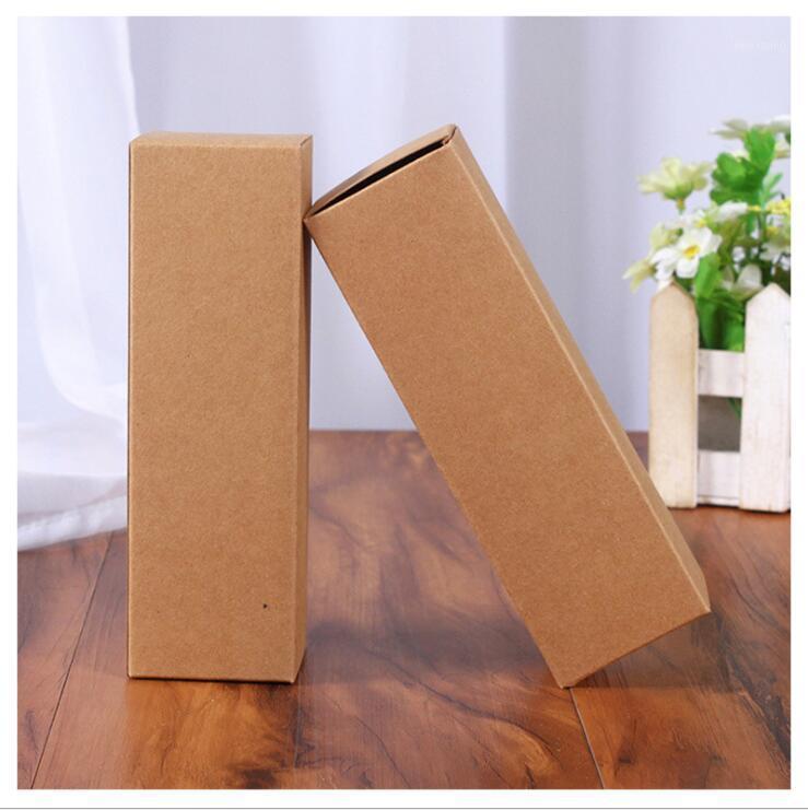 

50pcs Kraft Paper Gift Packaging Box Black White Craft Paper Lipstick Cosmetic Packing Boxes Small Perfume Bottle Gift Boxes1