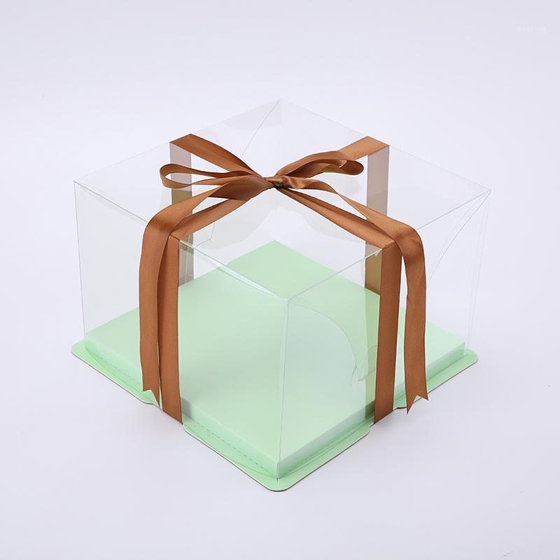 

KCCB Cake Box Wedding Birthday Party packaging boxes clear plastic boxes transparent for cakesclear box packaging1