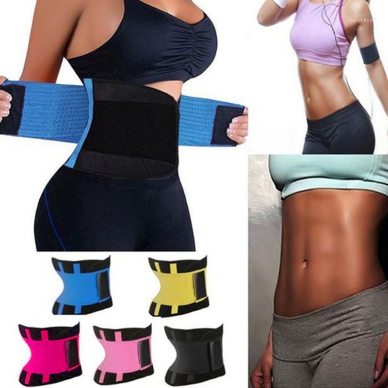 

Women Body Shaper Slimming Shaper Belt Sport Ladies Waist Trainer Cincher Control Burning Body Tummy Belt Corsage Corsets Hot1, Blue