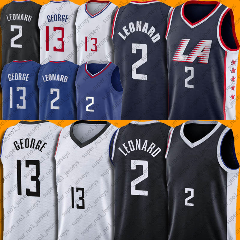 

Kawhi 2 Basketball Leonard Jersey Paul 13 George Jerseys 2022 City Uniform