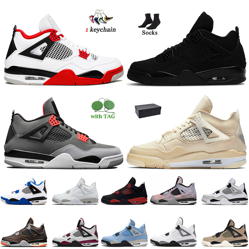 

Jumpman 4 Infrared High OG Basketball Shoes Women Mens 4s Zen Master 2022 Fire Red Thunder Sail White Oreo Cement Military Black Cat Cactus Jack DIY Trainers Sneakers, D15 40-47