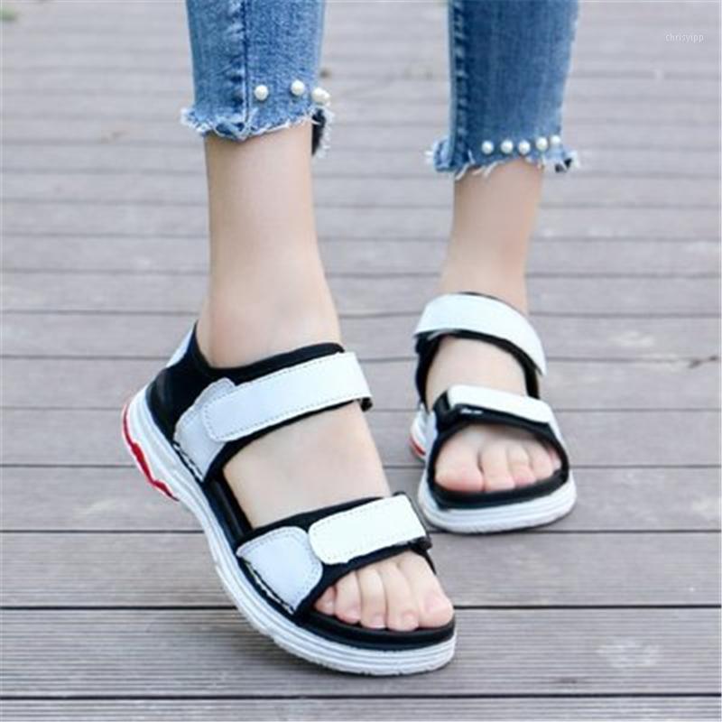 

Siddons Sports Style Women Summer Sandals Open Toe Fashion Mixed Color Ladies Casual Running Shoe Woman Ankle Strap Roman Sandal1, Wr0127re