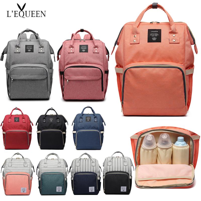 

Lequeen Moederschap Luiertas Waterdichte Mummie Tas Grote Capaciteit Luiertas Rugzak Verpleging Zak Voor Babyverzorging