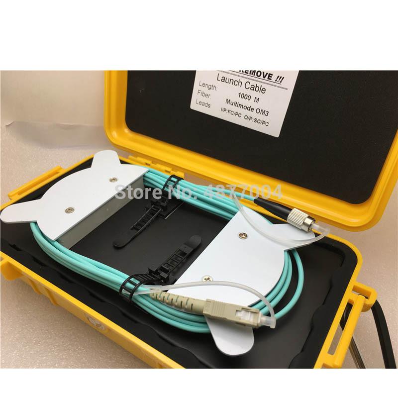 

High Quality OTDR launch cable box Single Mode,9/125 OM3 FC-SC 500M Multimode OTDR Launch Cable