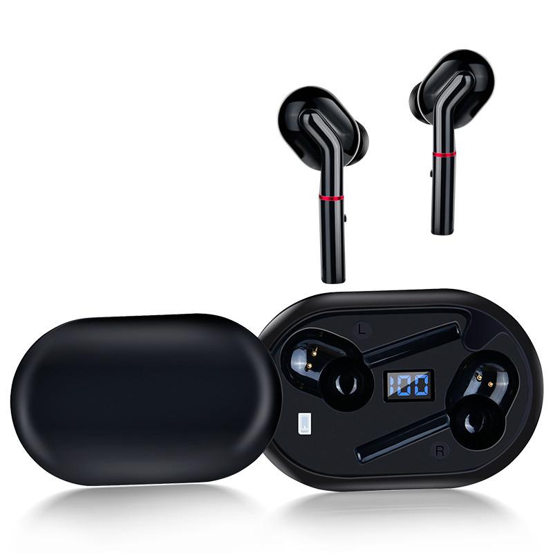 

Wireless Headphones with Microphones Button Control Sports Waterproof Headsets 9D HiFi Stereo Earbuds TWS Bluetooth Earphones, White