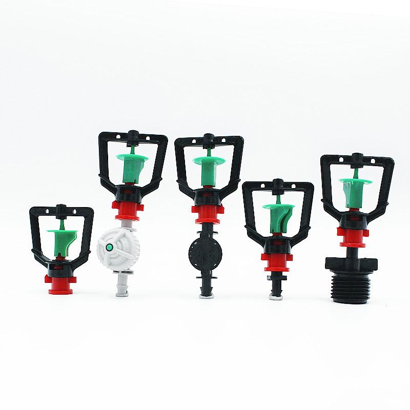 

360Degrees Rotary Micro Nozzle With Connector Inverted Suspension Spray Head Irrigation Atomizing Parts Drip Fittings