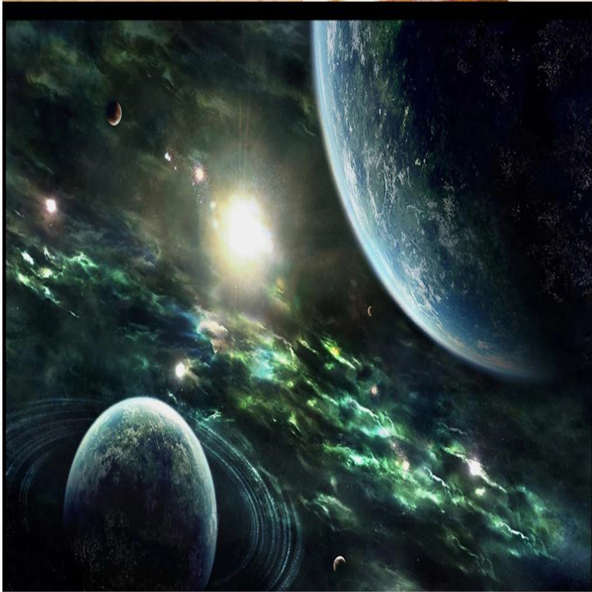 3d murals wallpaper for living room 3D sky stars starry TV background wall-image-620220532