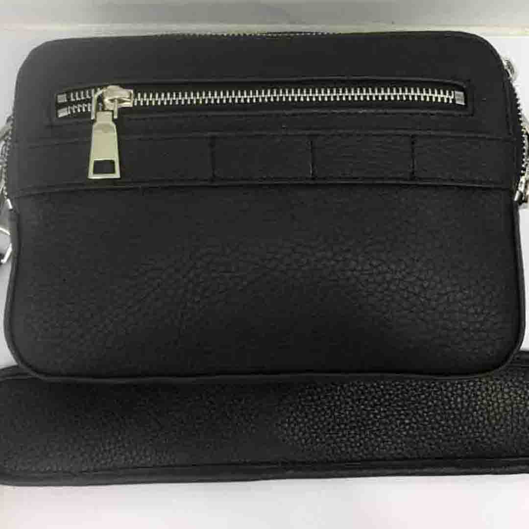 

High quality cowhide unisex designer shoulder bag classic stereo presbyopic luxury handbag fashion bag messenger bags with box, Black