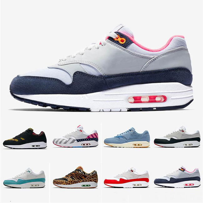 

New Soft Atmos Work Blue Men women Shoes 87s Trainers OG Anniversary Parra Animal Pack Leopard Sports Sneakers Size 36-45, Shippingfees