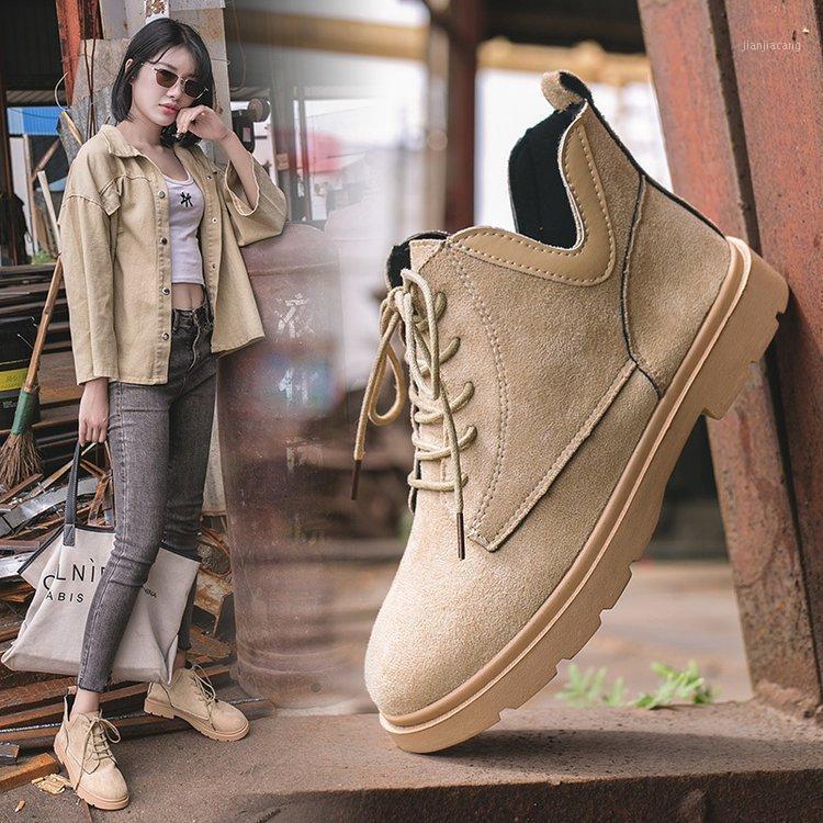 

Women's 2020 New Wild Net Red Handsome Single Boots Thin Section Breathable British Wind Boots Women's Shoes1, Black