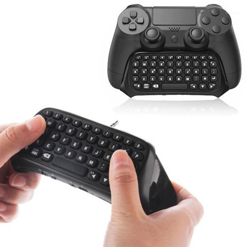 

SOONHUA Chatpad Controller Game Pad Controllers Keyboard BT Wireless Keyboards With Cable 3.5mm Audio Jack For PS41
