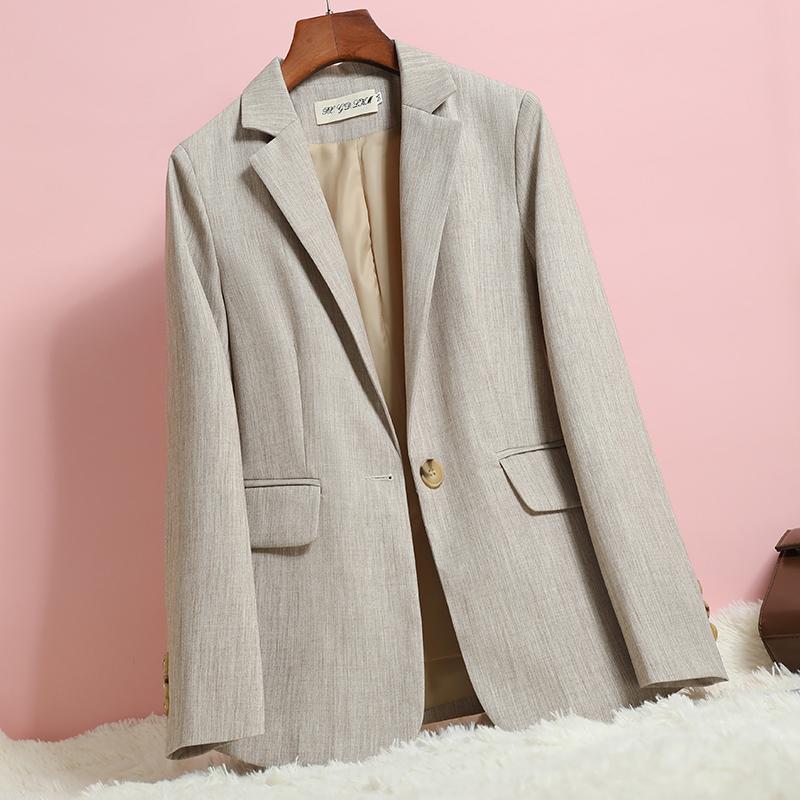 

New Autumn and Winter Women' High-quality Office Jacket Fashion Long Sleeve Ladies Small Suit Casual Coat Business Wear