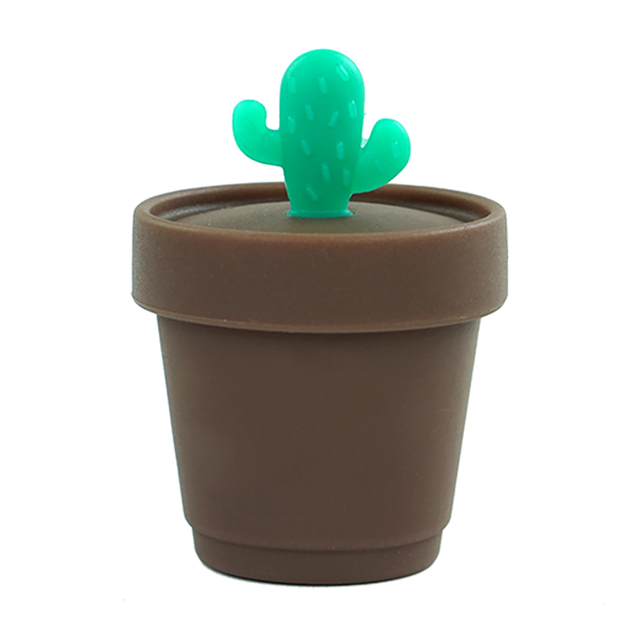 

5ml Cactus bud pot silicone wax container tobacco dry herb leaf saving box storage bag flower vessels