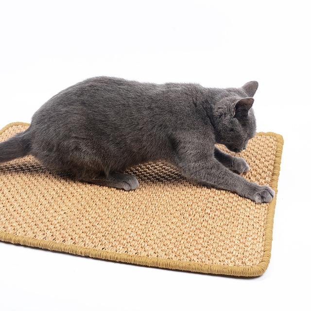 

New Cat Scratching Mat Natural Sisal Felt Durable Cat Scratcher Sisal Scratching Pad For Cats Protecting Furniture Supplies