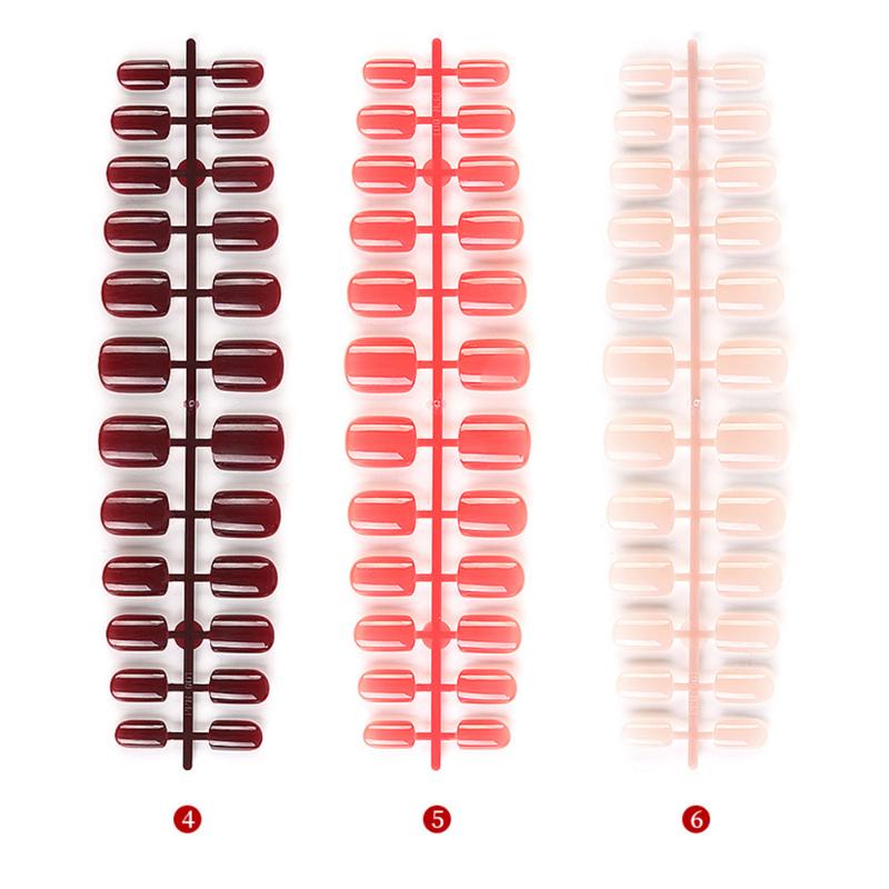 

2020 New Fake Nails Tips False Nail Tips Natural Artificial Full Cover Nails for DIY Nail art Tool for, Style 2