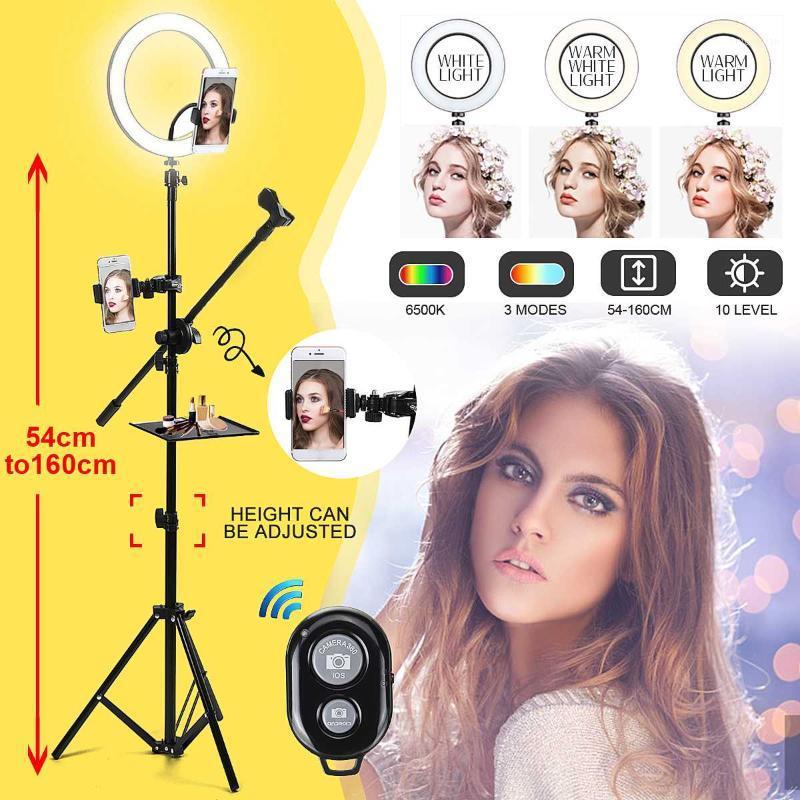 

Ring Light Tripod with Stand 8Pcs/sets bluetooth Selfie ShutterCamera Selfie Light Ring for Youtube Makeup Video Live Photograph1