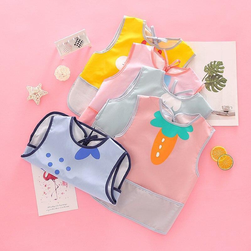

Adjustable Baby Bibs Waterproof Lunch Feeding Bibs Baby Cartoon Feeding Burp Cloths Children Apron Babador Bandana