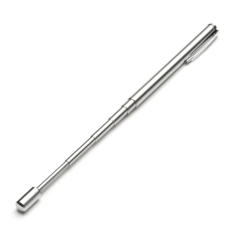 

1Pcs Instrument 6 Section Pointer Pen Stainless Steel Ballpoint Pens Kindergarten Teaching Stationery Supplies, As shown
