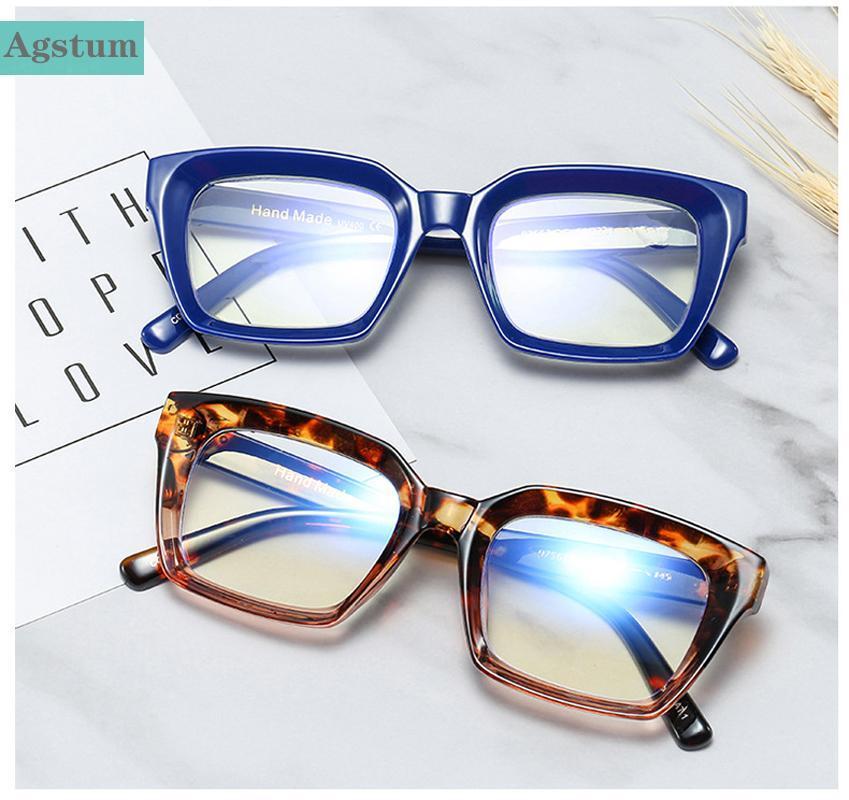 

Agstum Anti Blue Light Blocking Reading Glasses For Men Women Square Full Frame Frame Anti reflective Coated1