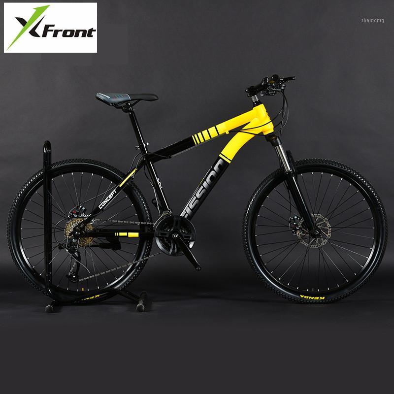 

New Brand Mountain Bike Carbon Steel frame 24/26 inch Wheel 27/30 Speed Lockable fork Bicycle Dual Disc Brake MTB Bicicleta1