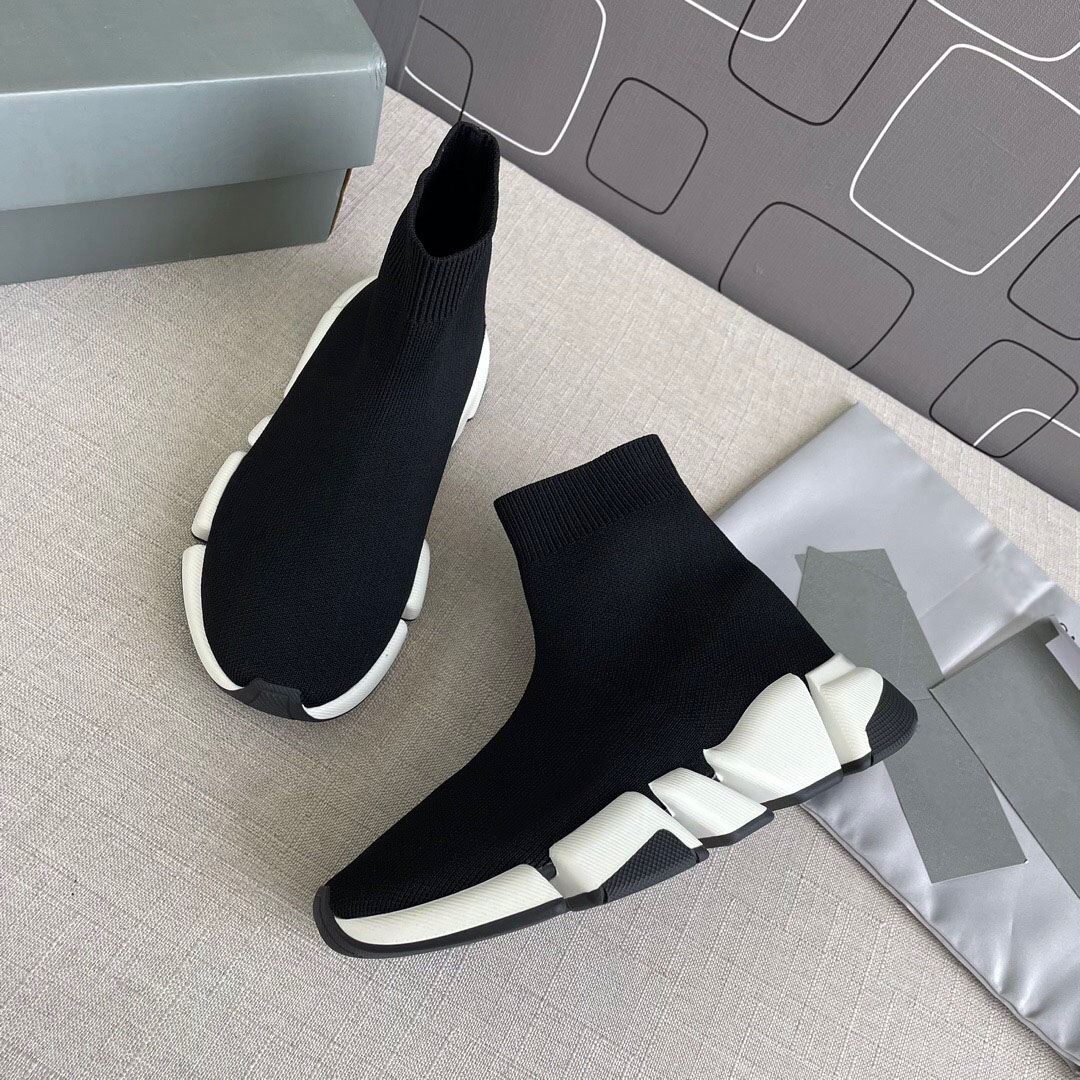 

Winter Boots Women Platform Shoes Luxury Designer Casual Scarpe Stretch Black Socks Sneakers High Top Chaussures for Women Botas Mujer