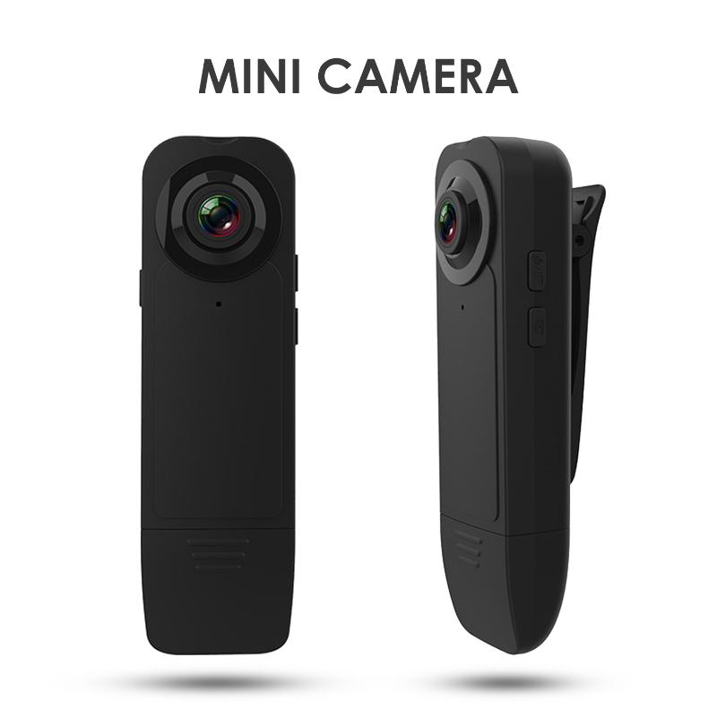 

A18 Mini Sports Camera with Pocket Clip Portable Security Camera Support TF Card Up to 32Gb Video Recording Night Vision
