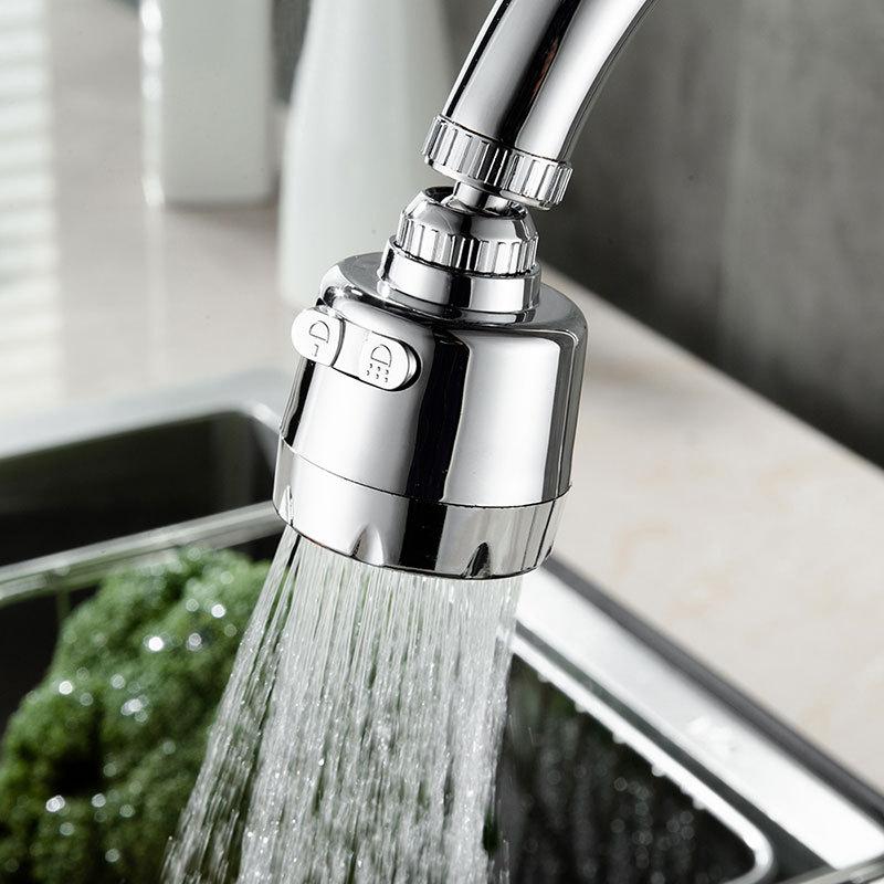 

1PC Faucet Filter Universal Splash-proof Joint Water Pressurized Shower Extension Extended Tube Double Water Bubbler Kitchen Use