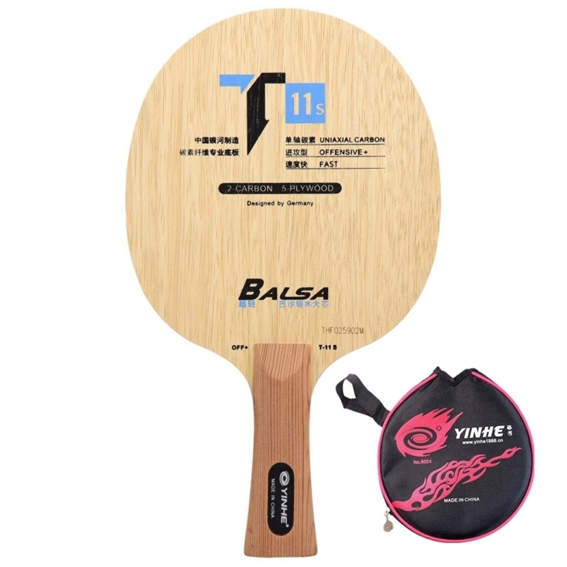 

Yinhe T11 T-11+ T11+ fast break loop Carbon Limba Balsa OFF Table Tennis Blade for Racket 220105