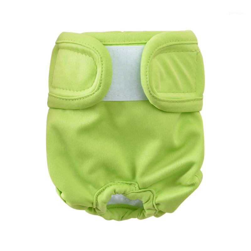 

Pet Dog Diapers Training Home Soft Travel Portable Camping Washable Adjustable With Magic Sticker Reusable Water Absorbent1, Green