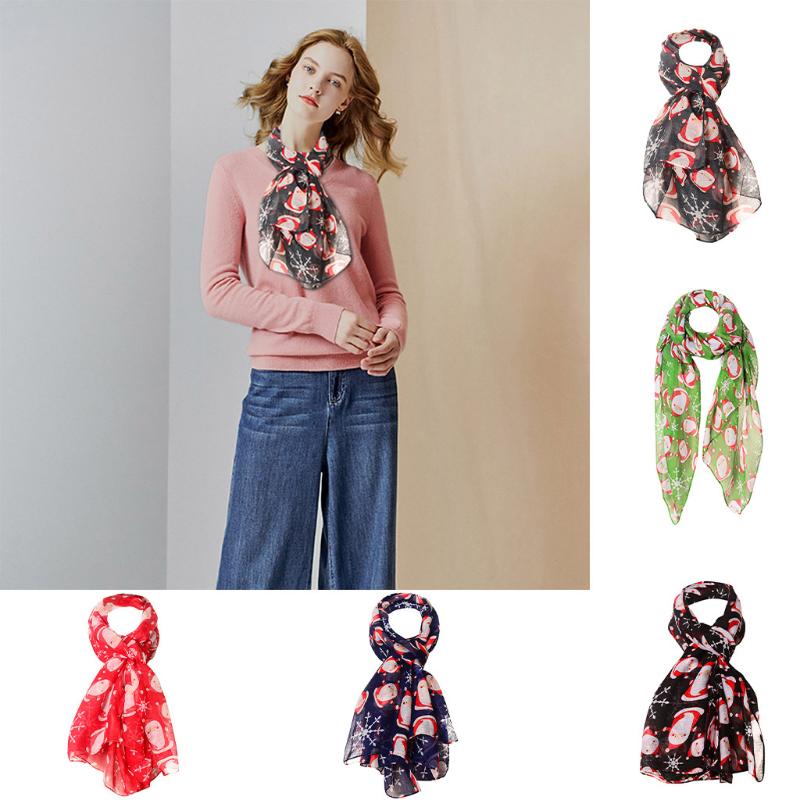 

2021 Luxurywomen Cashmere Scarf Christmas Day Red Decorative Scarf Snowflake Surprise Gift Long Lady Shawls Cashmere#