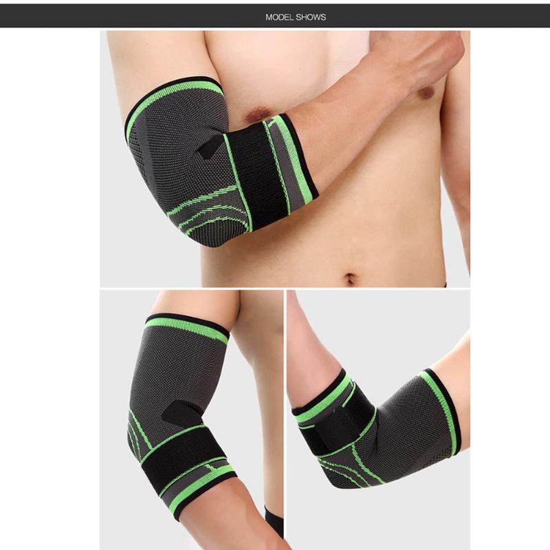 

Sports Elbow Bandage Tennis Basketball Highly Elastic Support Sleeve Weightlifting Running Compression Pad Brace Reduce Pain, Xl