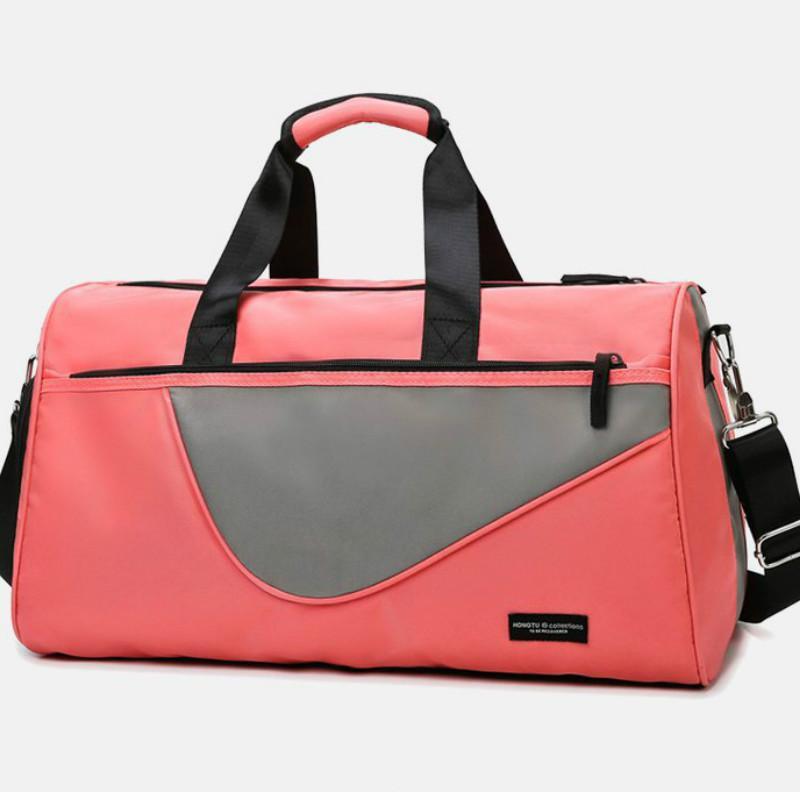 

FGOIBALL 2020 new swimming sports fitness bag female sports training outdoor bag large capacity travel shoulder Oxford cloth1, Orange