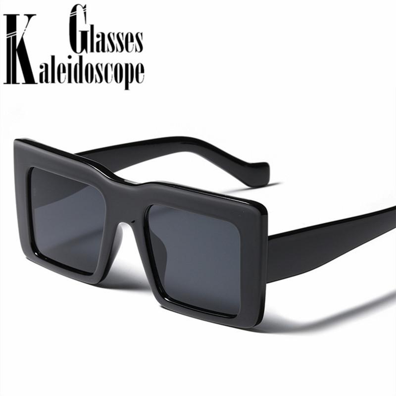 

Sunglasses Oversized Women Men Fashion Brand Deisgner Square Sun Glasses Ladies Big Frame Gradient Eyewear Vintage Stlye UV400