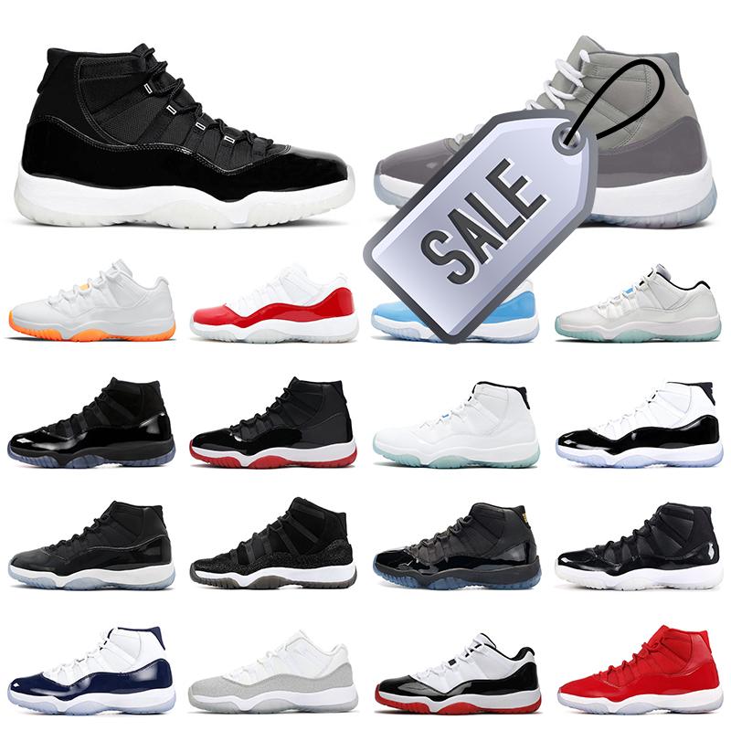 

2022 11 Men Basketball Shoes Jumpman 11s Jorden Cool Grey 25th Anniversary Concord Citrus Mens Womens Trainers Sneakers Walking Jogging O, 11s 7-13 dmp gold eyelet
