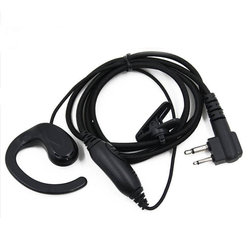 

Black Wire Braided Headphone G for HYTER TC700 TC610 TC620 TC510 TC500S TC500 for MOTOROLA GP300 ecc