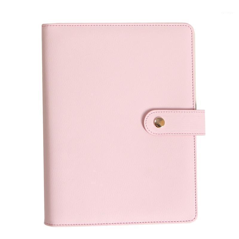 

Cute Leather Hardcover Office School Spiral Notebooks Stationery Supplies Personal Binder Agenda Organizer buisness organisateur1