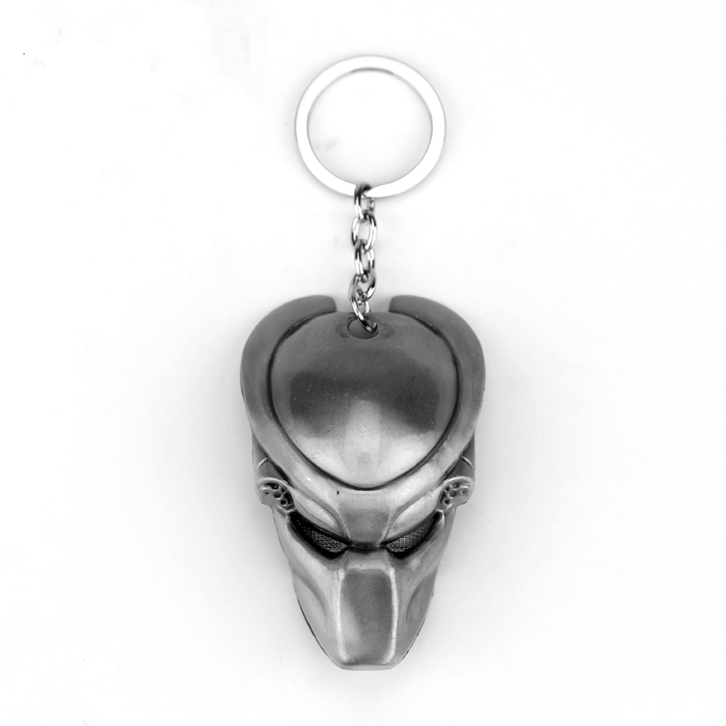 

Alien Predator Keychain Avp Mask Rings for Bags Car Key Jewelry Chaveiro