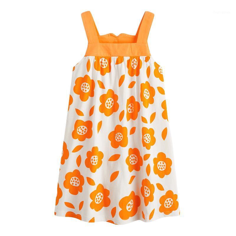 

Little maven Girl Flowers Sleeveless Dress Summer Kids Floral Princess Dress Sandbeach Holiday Cute Children Dresses Vestidos1, A157 same picture