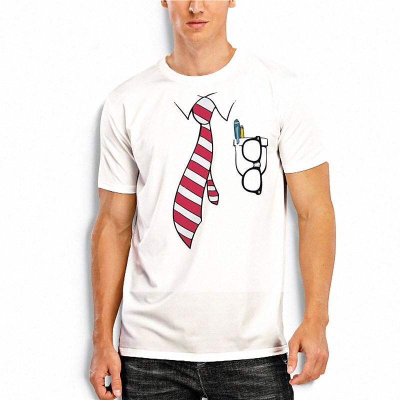 T-shirt Hommes T-shirt 3D Imprimer Cartoon 3D col rond vacances quotidien 3D imprimé à manches courtes Haut de la mode décontracté blanc / été v5