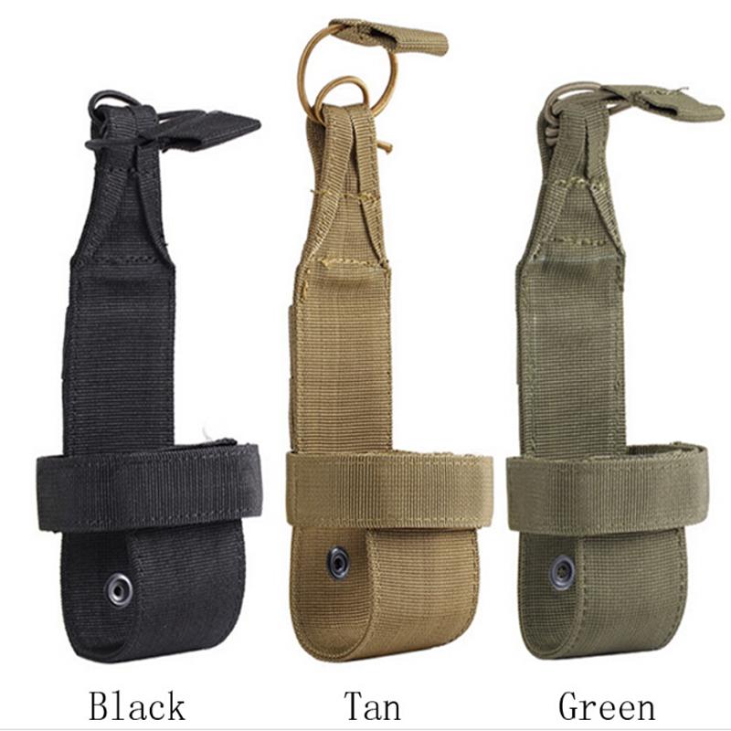 

Tactical Water Bottle Pouch Durable Elastic Bottle Bag Molle Belt Cover Hunting Case For Cycling Army Travel Hiking, Black