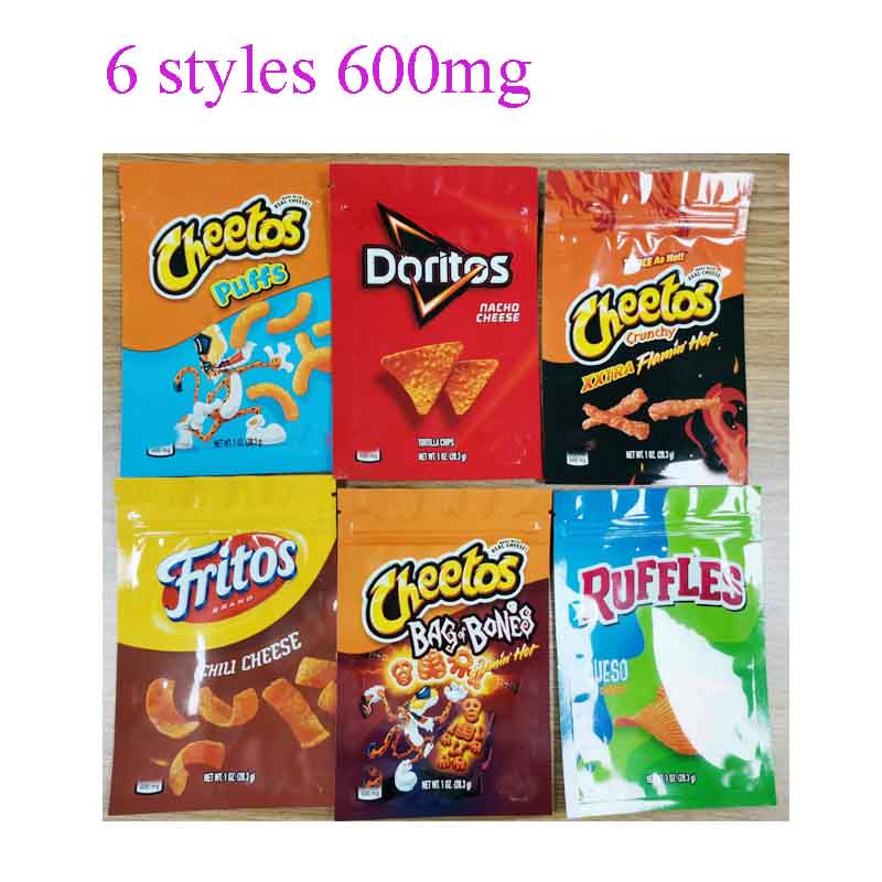 

600mg Cheetos Maylar bag gummy edibles Fritos DORITOS Cheetos bag of BONE RUFFLES edibles Flamin hot medicated edibles