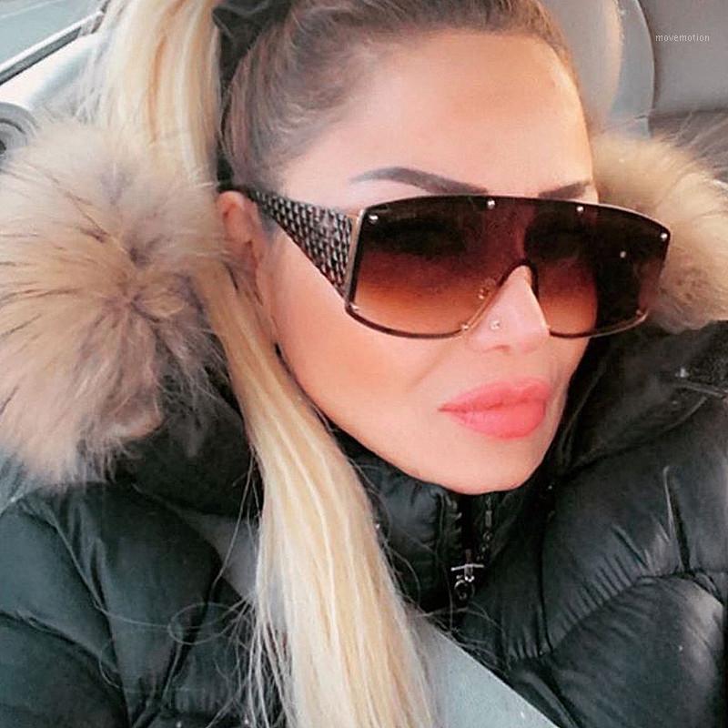 

oversized one piece square shield sunglasses for women gradient elegant uv400 sun glasses female wide leg shades1