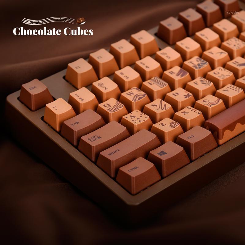 

All New Ajazz Chocolate Cubes Designer USB Wired Mechanical Keyboard Original Cherry Black,Blue,Brown,Red Axis1